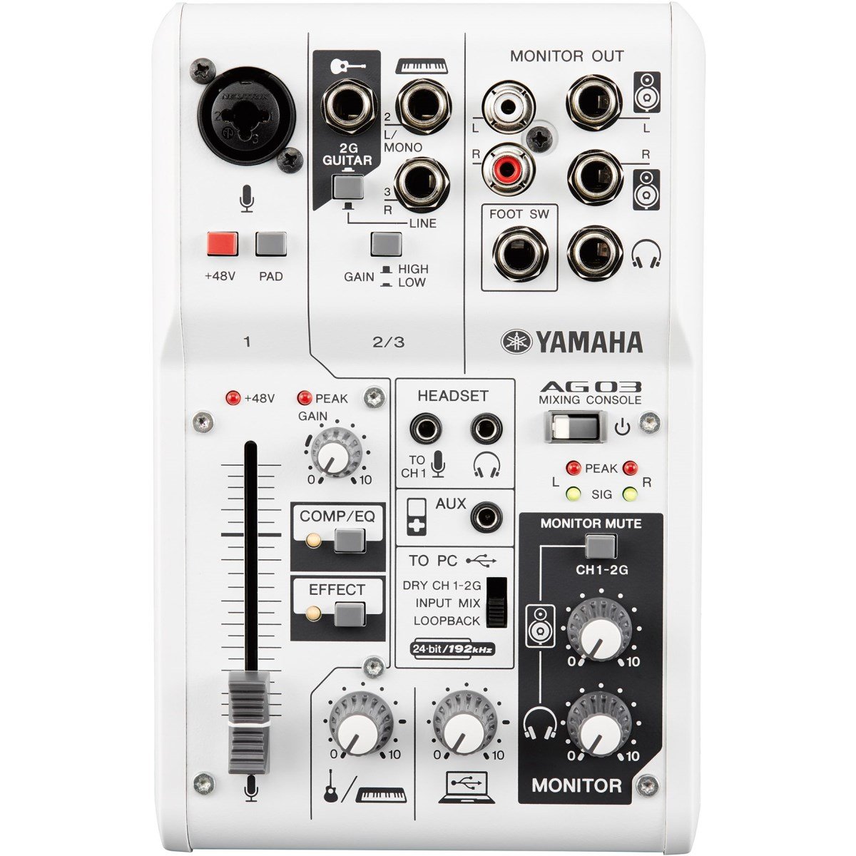 Consola de Sonido Yamaha AG03 White